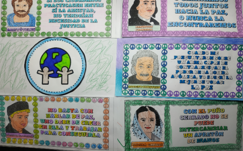 La PAZ pedimos desde las aulas. image 1